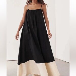 DISSH Black and Cream Maxi Dress